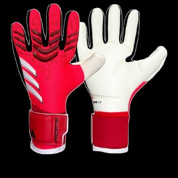 Adidas Predator Pro Urg 2.0 Tam Profesyonel Kaleci Eldiveni - Kırmızı - 9
