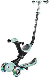 Globber Go Up Deluxe Mint Oturaklı Işıklı 3 Tekerlekli Çocuk Scooter