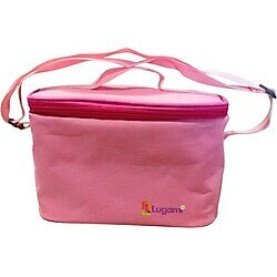 Lugami Termoslu Beslenme Çantası 18x15x25 cm Açık Pembe