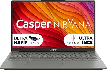 Casper Nirvana X650.1315-BF00P-G-F i3-1315U 16 GB 1 TB SSD UHD Graphics 15.6" Full HD Notebook