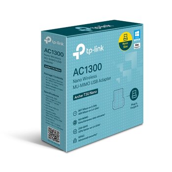Tp-Link ARCHER T3U 1300Mbps Nano AC1300 Kablosuz USB Adaptör