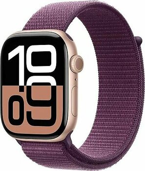 Apple Watch Series 10 GPS 46 mm Spor Loop Roze Altın Akıllı Saat
