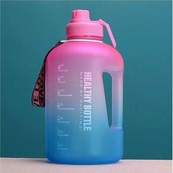 2.2L Pembe/Yeşil Açık Mavi Su Şişesi