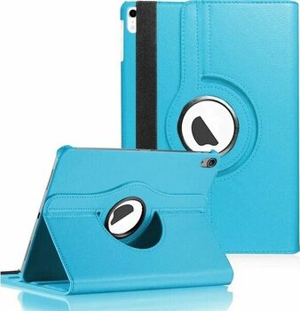 Microsonic iPad Mini 7 Kılıf (A2993-A2995) Mavi Deri Tablet Kılıfı