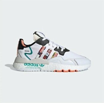 Adidas Nite Jogger Beyaz Erkek Günlük Spor Ayakkabı - 43 - 001 - Beyaz