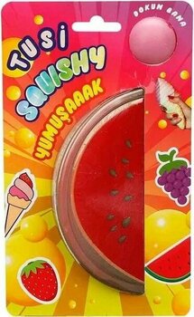 2C Oyuncak Tusi Squishy Karpuz Kırmızı 18 cm Oyuncak