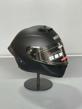 Wosen WS-602 Güneş Gözlüklü Full Face Kask (Şeffaf Vizörlü) Matt Black (602) - M