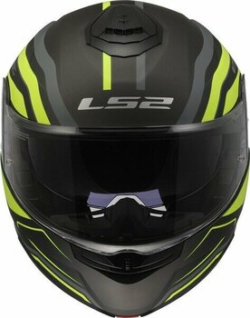 LS2 Strobe 2 Phantom Mat Tıtanıum-Neon Sarı Kask - 2XL