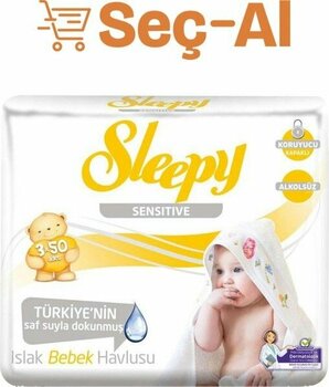 Sleepy Sensitive Islak Havlu 3 x 50'li 2 Adet