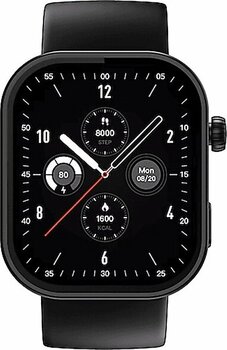 Zeblaze Btalk Plus Stres İzleme, Paslanmaz Çelik Gövde, Kalp Atış Hızı Monitörü Akıllı Saat Jet Siyah