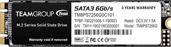 TEAM 256gb M.2-2280 Sata3 Ms30 Ssd (tm8ps7256g0c101)