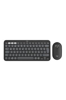 logitech PEBBLE 2 MULTI-DEVICE BLUETOOTH KLAVYE MOUSE SET-GRAFIT