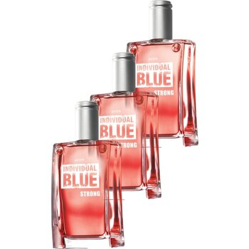 Avon Individual Blue Strong Erkek Parfüm Edt 100 Ml. Üçlü Paket