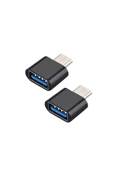 ZUIDID Mini Type C Otg Usb Donusturucu 2 Adet - Siyah