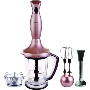 Empressco Pembe Çok Fonksiyonlu Blender Seti, Güçlü ve Şık Tasarım