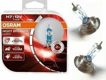 Gözpar Oto Osram Night Breaker Laser H7 Ampul Takımı %150 Daha Fazla Işık N11.5367