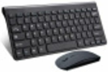 GTX Jaculus 10.4" Tablet Uyumlu Kablosuz Taşınabilir Q Klavye Ve Mouse Set Siyah