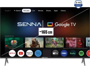 Senna 65UQ9500F 4K Ultra HD 65" 165 Ekran Uydu Alıcılı Google Smart LED TV