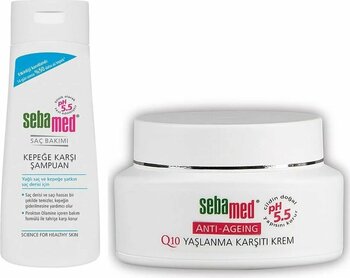Sebamed Kepek Karşıtı Şampuan 400 Ml - Sebamed Q10 Yaşlanma Karşıtı Krem 50 Ml