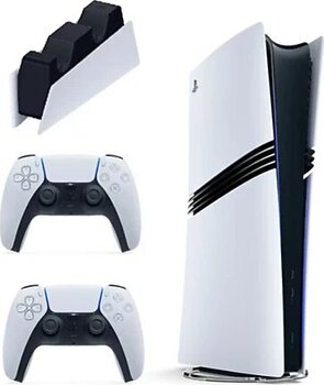 Sony Playstation 5 Pro 2 TB Digital Edition + Dualsense Kol + Şarj İstasyonu Beyaz