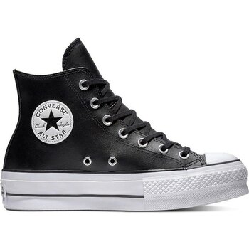 Converse CTAS LIFT HI BLACK/BLACK/WHITE - Siyah - 8,5