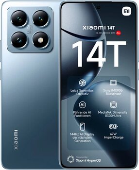 Xiaomi 14T 12 Gb 512 Gb Titan Blue (Resmi Distribütör Garantili) Mavi