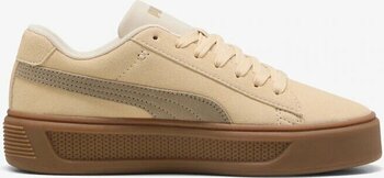 Puma Smash Platform V3 Sd Kadın Krem Spor Ayakkabı 391942 Krem 36