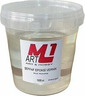 M1 Art Şeffaf Epoksi Vernik 1000.ML