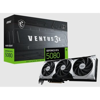 Msı Geforce Rtx5080 16g Ventus 3x Oc Plus 16gb Gdrr7 256bıt 1xhdm