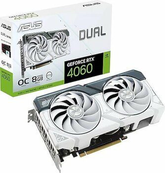 Asus Dual OC DUAL-RTX4060-O8G-WHITE 128 Bit GDDR6 8 GB Ekran Kartı