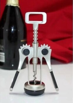 Paslanmaz Çelik Tirbuşon Model 4 Renkli Şarap Açacağı