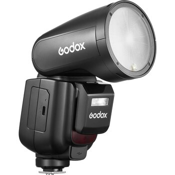 Godox V1 Pro C Canon Uyumlu Yuvarlak Kafa Tepe Flaşı​
