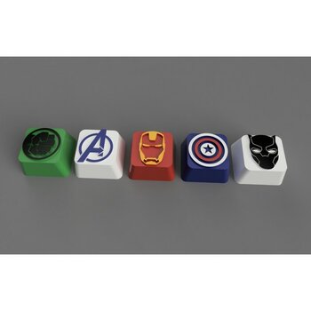 Keycaps Mekanik Klavye Tuşu - Marvel Heroes