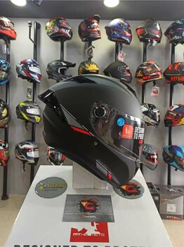 MT Helmets Targo S Mat Siyah Full Face Kapalı Kask
