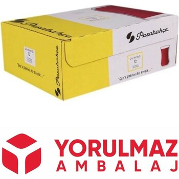 Paşabahçe Yorulmaz Ambalaj Paşabahçe 42011 Kahveci Çay Bardağı 90 cc 12'li Paket - Şeffaf