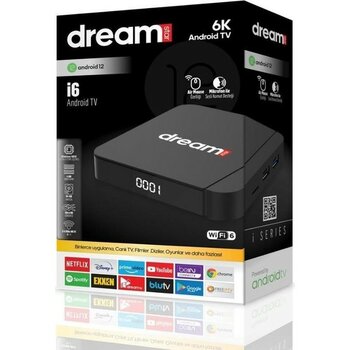 Dreamstar I6 6k Android Tv Box 4gb Ram 64GB Hafıza Android 12