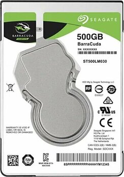 Seagate BarraCuda ST500LM030 500 GB 5400 RPM 140 MB/s 5.6 ms Harddisk