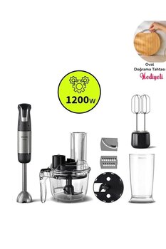 Philips El Blender Seti Mutfak Robotu Smotie- Doğrayıcı, Blender ,Çırpma ve Karıştırma 1200W