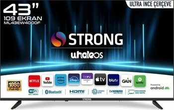 Strong ML43EW4000F Full HD 43" 109 Ekran Uydu Alıcılı Android Smart LED TV