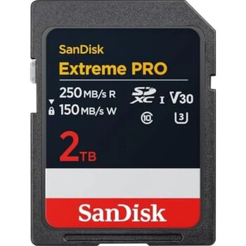 Extreme Pro Extreme Pro Sdxc Uhs-ı Hafıza Kartı 2 Tb V30, 250 Mb/s'ye Kadar Aktarım Hızı, U3, 4k Uhd Videolar Quickflow Teknolojisi, Isıya Dayanıklı Açık Mavi 100