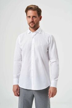 Bisse Erkek Regular Fit Spor Gömlek Beyaz Gm23y231098 D01 Xl