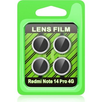 Xiaomi Redmi Note 14 Pro 4g Raze Metal Kamera Lens - Gümüş