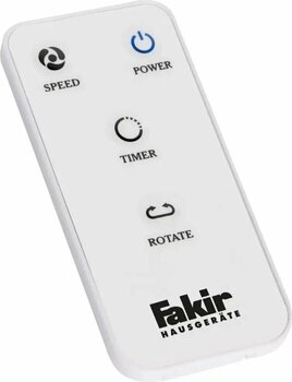 Fakir Kule Tipi Vantilatör Beyaz | Sıcaklık Göstergeli Sessiz, Kontrol Paneli | Uzaktan Kumanda