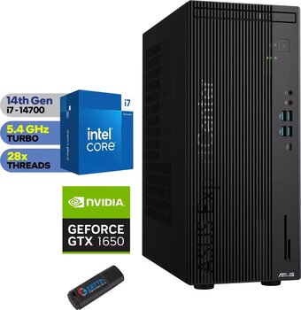 Asus D9 Expertcenter D901MDR Intel I7-14700 24GB Ddr5 512GB SSD 4GB/GTX1650 Freedos Masaüstübilgisayar WGD901MDR02+ZETTAUSBBELLEK