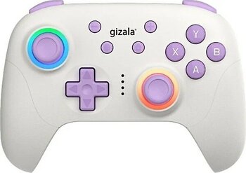 Gizala Kablosuz Oyun Kontrolcüsü Gamepad Hall Effect Triggers Joystick Game Controller Switch 2 / Switch/ Pc/steam/android/ıos - Beyaz