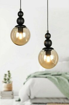 Begüsa Sonsuz 2.li Avize Siyah Bal Cam - 1