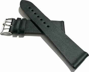 Fado & Her Saate Uyumlu Greyzi  Deri Saat Kordonu 20 Mm  (91) Siyah