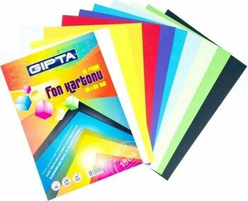 Gıpta Fon Kartonu 25 x 35 cm - 10 Renk