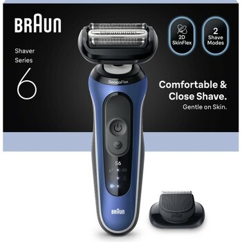 Braun Series 6 Elektrikli Tıraş Makinesi, Islak ve Kuru, Hassas Düzeltici Başlık, 62-B1200S