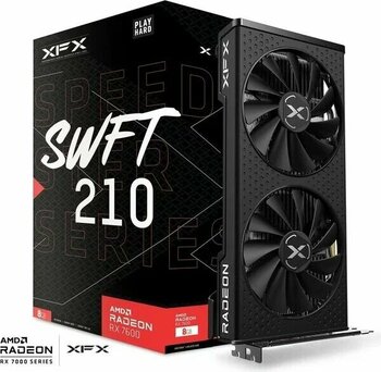 XFX Speedster SWFT 210 AMD Radeon RX 7600 8GB GDDR6 128Bit Ekran Kartı